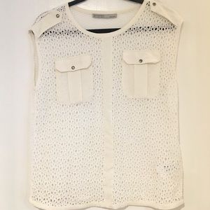 All Saints Eyelet Top